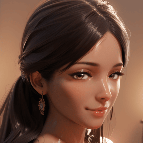 水彩3D X style image