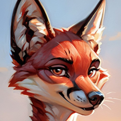 Furry Painting style image