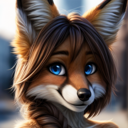 Realistic Furry style image